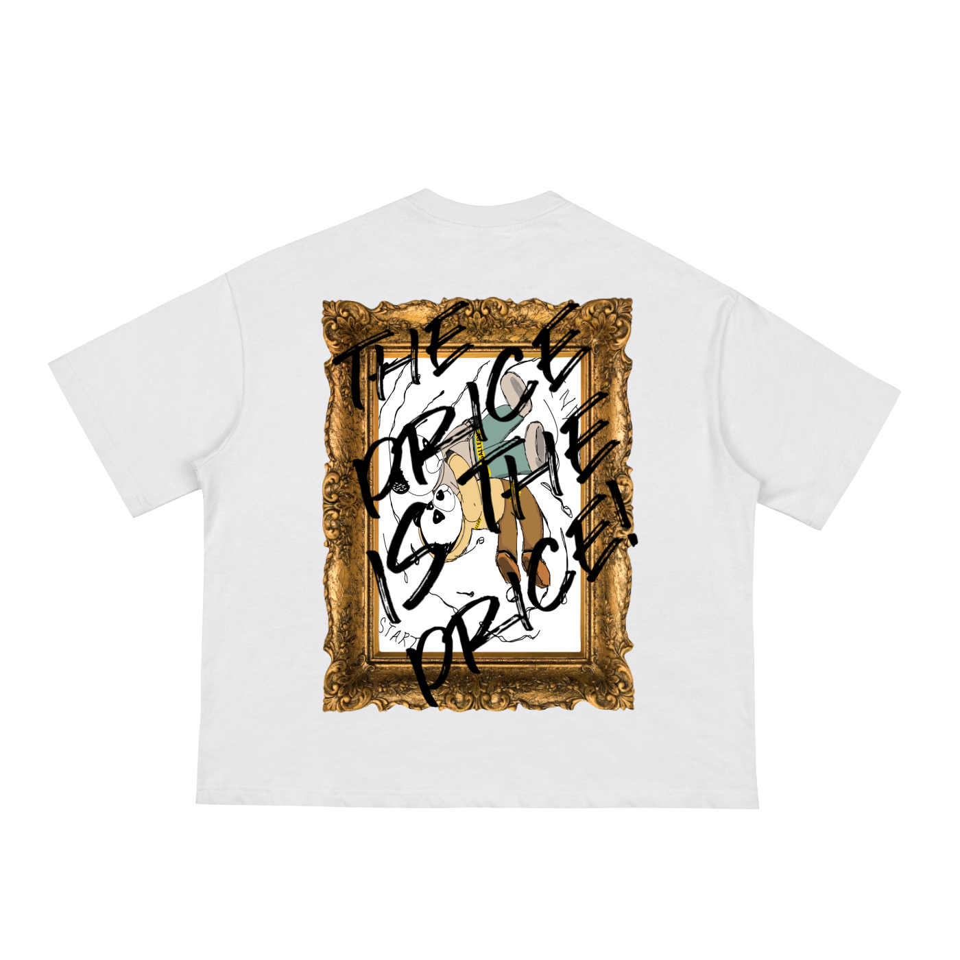 JÉFE GALLERY X MAZE Collab Frame 1 Loose Boxy Tee