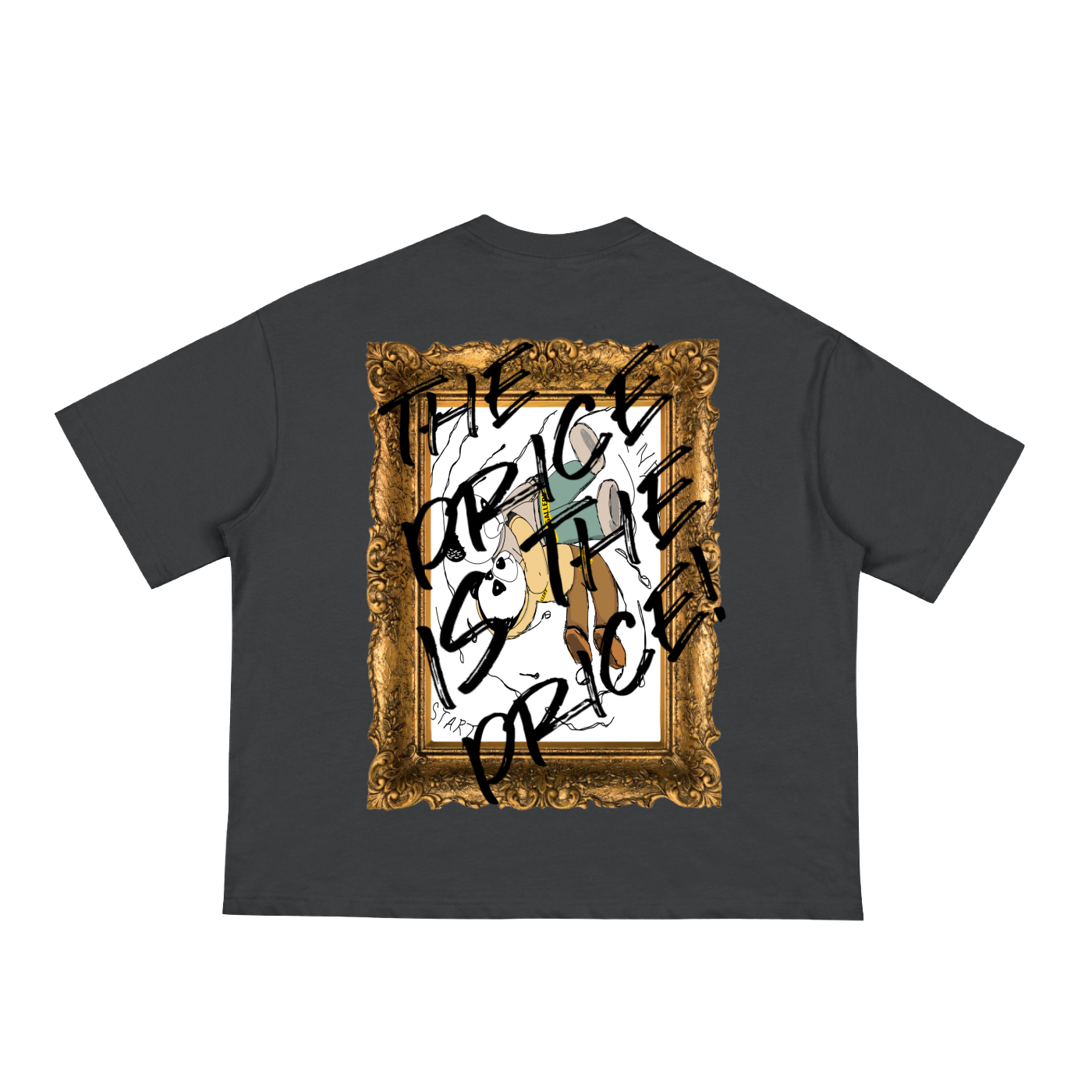 JÉFE GALLERY X MAZE Collab Frame 1 Loose Boxy Tee